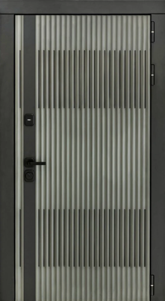 Входная дверь ДвериПРО Элфи Экошпон СБ-3 (16мм, Капучино) DPRO222569 внешняя сторона